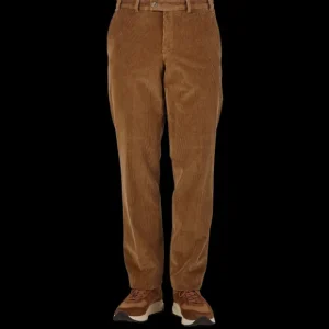 Hiltl Trousers | Cinnamon Cotton Corduroy Regular Fit Chinos