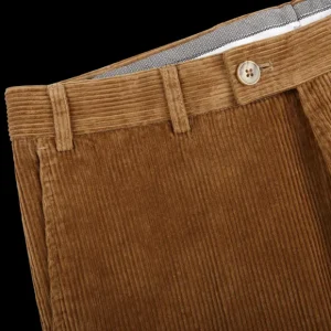 Hiltl Trousers | Cinnamon Cotton Corduroy Regular Fit Chinos