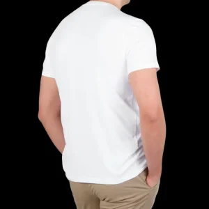 Majestic Filatures T-Shirts | Clear White Cotton Stretch T-Shirt