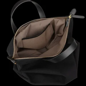 Mismo Tote Bags | Coal Black M/S Canvas Shopper Tote