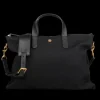 Mismo Briefcases | Coal Black M/S Canvas Slim Brief