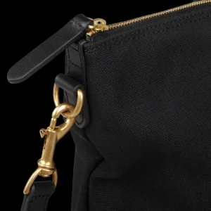 Mismo Briefcases | Coal Black M/S Canvas Slim Brief