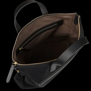 Mismo Briefcases | Coal Black M/S Canvas Slim Brief