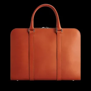 Carl Friedrik Briefcases | Cognac Vachetta Leather Pailissy Briefcase