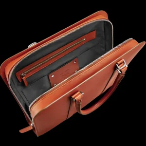 Carl Friedrik Briefcases | Cognac Vachetta Leather Pailissy Briefcase