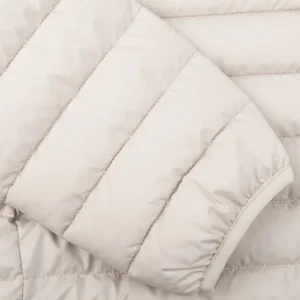 Save The Duck Coats & Jackets | Cream Beige Technical Down Luke Hood Jacket