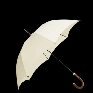 Fox Umbrellas Umbrellas | Cream Light Hardwood Handle Umbrella