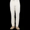 Hiltl Trousers | Cream Micro Cotton Corduroy Regular Fit Chinos