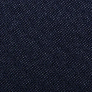 Mauro Ottaviani Polo Shirts | Dark Blue 16 Gauge Merino Wool Polo Shirt