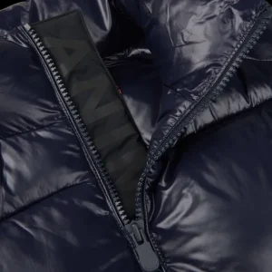 Save The Duck Outerwear | Dark Blue Nylon Ailantus Padded Gilet