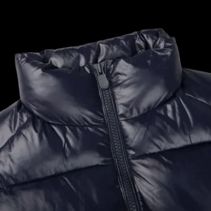 Save The Duck Outerwear | Dark Blue Nylon Ailantus Padded Gilet