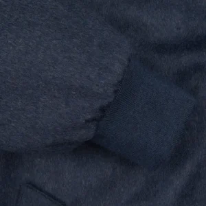Maurizio Baldassari Coats & Jackets | Dark Blue Pure Cashmere Blouson