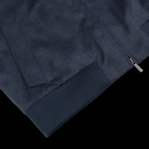 Maurizio Baldassari Coats & Jackets | Dark Blue Pure Cashmere Blouson