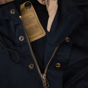 Ten C Outerwear | Dark Blue Technical Cyclone Parka