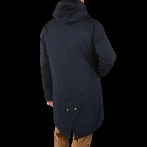 Ten C Coats & Jackets | Dark Blue Technical Cyclone Parka