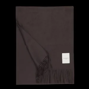 Piacenza Cashmere Scarves | Dark Brown Cashmere Aeternum Scarf