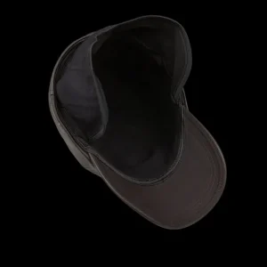 Wigéns Hats | Dark Brown Elk Leather Baseball Cap