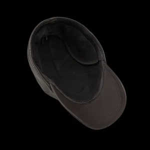 Wigéns Hats | Dark Brown Elk Leather Baseball Cap