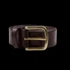 Andersons Belts | Dark Brown Saddle Leather 35Mm Belt