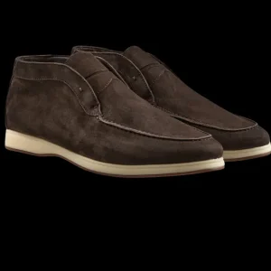 Andrea Ventura Sneakers | Dark Brown Suede Oyster Zenit Slippers