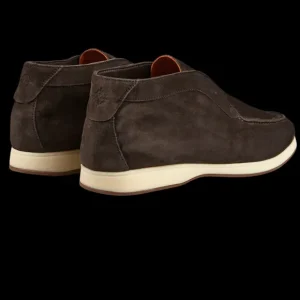 Andrea Ventura Sneakers | Dark Brown Suede Oyster Zenit Slippers