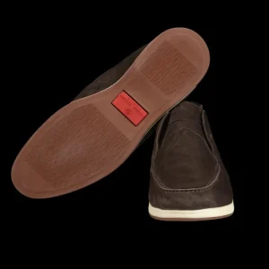 Andrea Ventura Sneakers | Dark Brown Suede Oyster Zenit Slippers