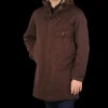 Ten C Outerwear | Dark Brown Technical Cyclone Parka