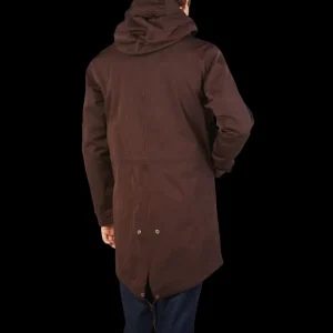 Ten C Coats & Jackets | Dark Brown Technical Cyclone Parka