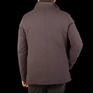 Herno Coats & Jackets | Dark Brown Technical Nylon Field Jacket