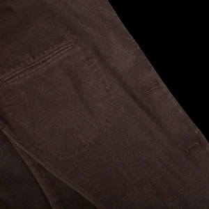 L.B.M. 1911 Blazers | Dark Brown Washed Wool Flannel Blazer