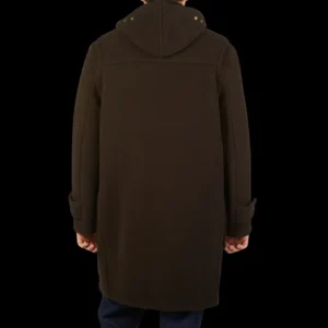 Gloverall Outerwear | Dark Brown Wool Monty Duffle Coat