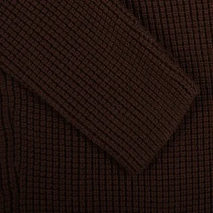 Maurizio Baldassari Outerwear | Dark Brown Zegna Baruffa Wool Brenta Jacket