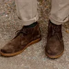 Astorflex Boots | Dark Chestnut Suede Greenflex Desert Boots