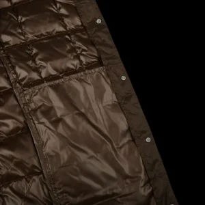 Taion Gilets | Dark Chocolate Nylon Down Padded Vest