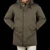 Ten C Coats & Jackets | Dark Green Down Padded Core Parka