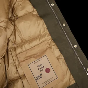 Ten C Coats & Jackets | Dark Green Down Padded Core Parka