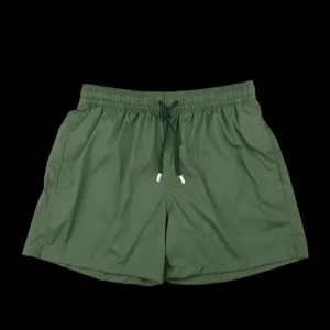 Fedeli Swimwear | Dark Green Microfiber Madeira Swimwear