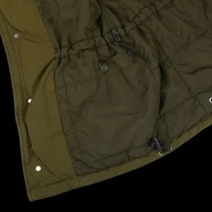 Aspesi Coats & Jackets | Dark Green Nylon Padded Field Jacket