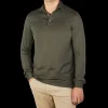 Fedeli Polo Shirts | Dark Green Organic Cotton Polo Shirt