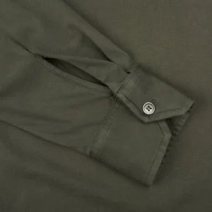 Fedeli Polo Shirts | Dark Green Organic Cotton Polo Shirt