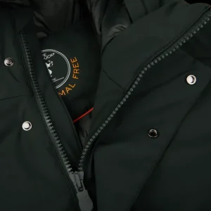 Save The Duck Outerwear | Dark Green Padded Wilson Arctic Parka