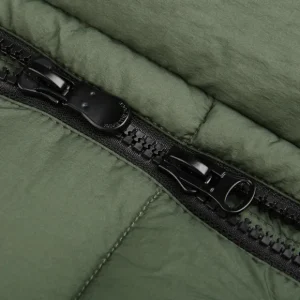Save The Duck Coats & Jackets | Dark Green Rick Crinkle Nylon Parka