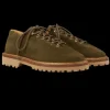 Jacques Soloviére Paris Derbies | Dark Green Suede Leather Rasmus Boots