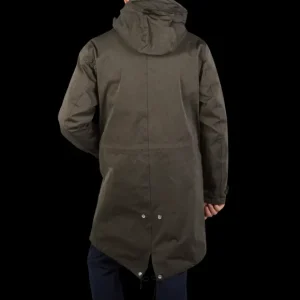 Ten C Coats & Jackets | Dark Green Technical Cyclone Parka