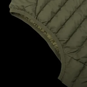 Save The Duck Outerwear | Dark Green Technical Down Leonard Nylon Gilet