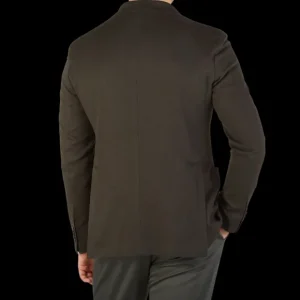 Tagliatore Blazers | Dark Green Wool Cashmere Vesuvio Blazer