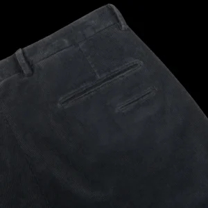 Briglia Trousers | Dark Grey Cotton Corduroy Bg03 Trousers