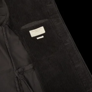 Massimo Alba Coats & Jackets | Dark Grey Cotton Corduroy Field Jacket