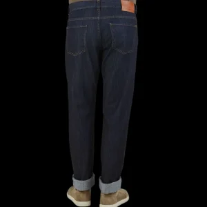 Canali Jeans | Dark Indigo Cotton Stretch Jeans