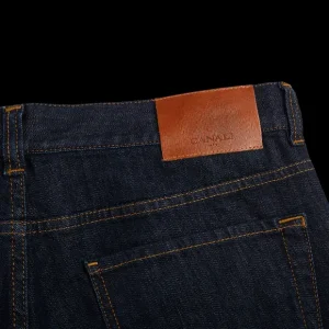 Canali Jeans | Dark Indigo Cotton Stretch Jeans